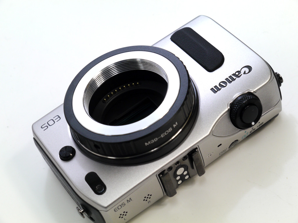 ライカLマウントレンズ(39mm) EOS-M用マウントアダプター ライカLマウントレンズ(39mm) EOS-M用マウントアダプター