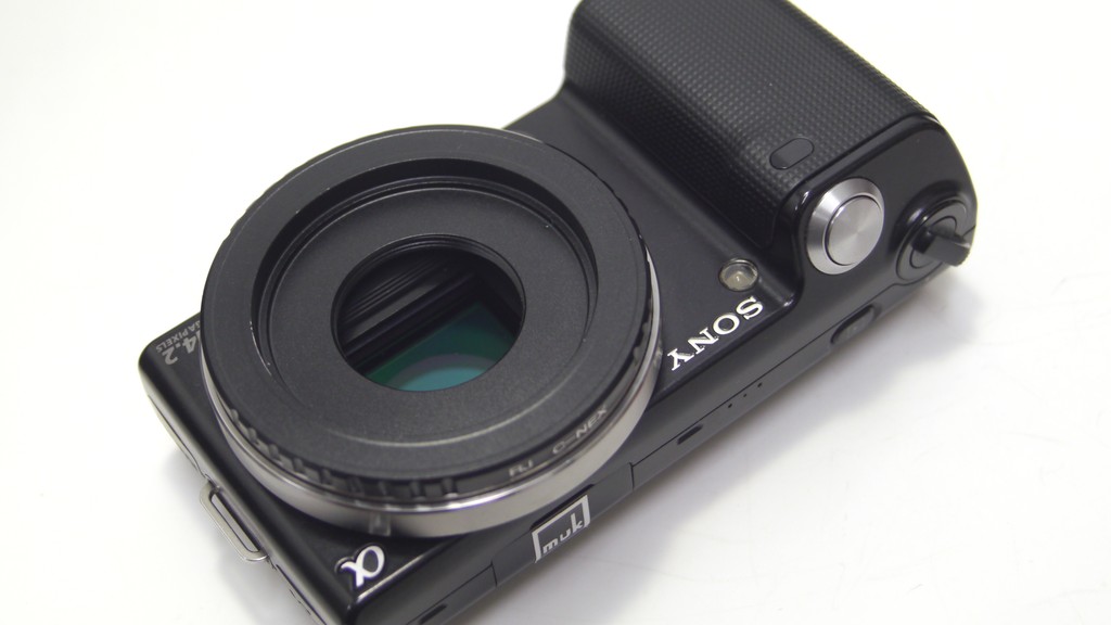 Cマウント ソニーα Eマウント用マウントアダプター : muk camera service