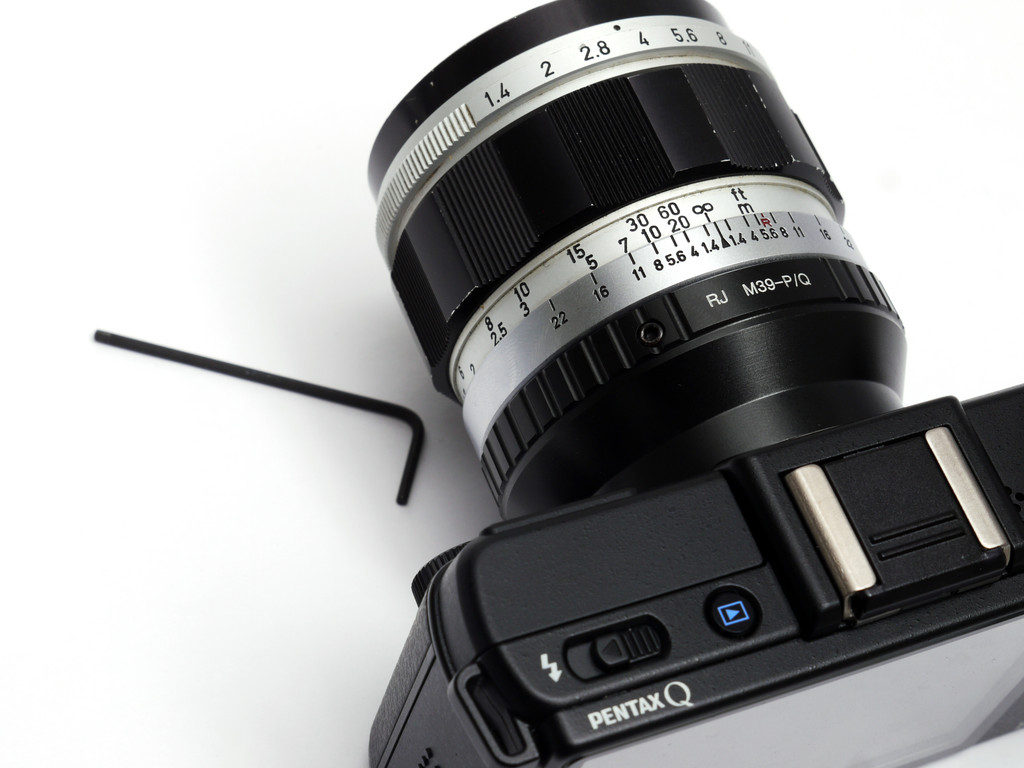 ライカLマウントレンズ(M39) PENTAX Q 用マウントアダプター ライカLマウントレンズ(M39) PENTAX Q 用マウントアダプター