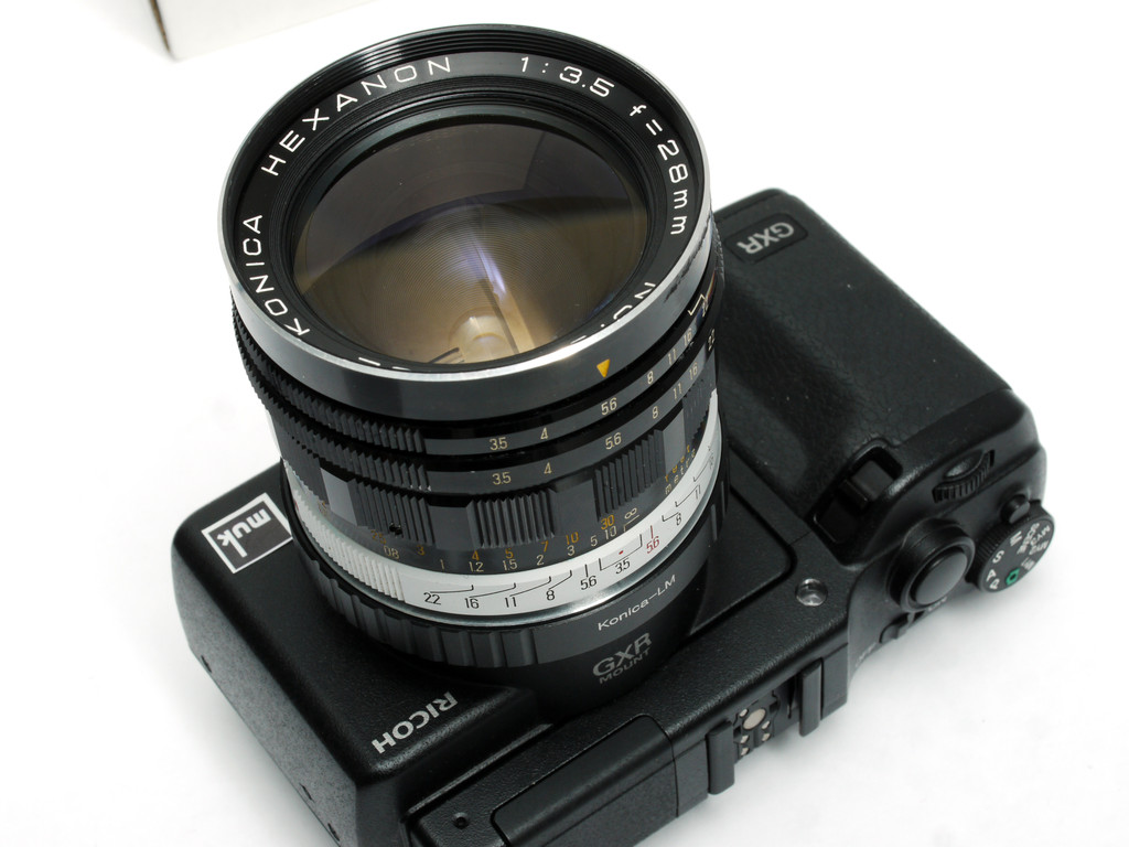 コニカARレンズ Typ240 GXR ミラーレス/Mマウント用マウント