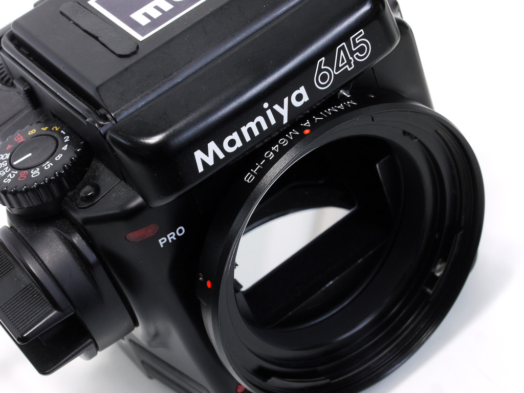 マミヤ Mamiya645マウントアダプター SINAR P3カメラ用