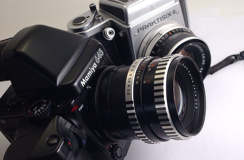 マミヤ Mamiya645マウントアダプター SINAR P3カメラ用