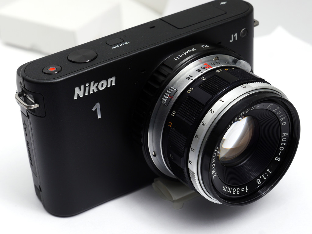 オリンパスPEN-Fマウントレンズ Nikon 1用マウントアダプター オリンパスPEN-Fマウントレンズ Nikon 1用マウントアダプター