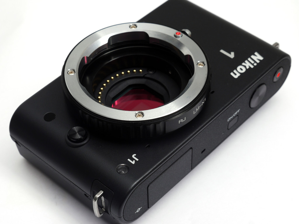 ライカMマウントレンズ Nikon 1用マウントアダプター : muk ライカMマウントレンズ Nikon 1用マウントアダプター : muk
