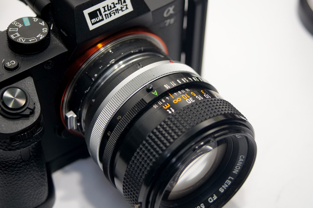 Canon FD,FL,NFDFD,FL,NFD - Mマウントアダプター 自家製3Dプリント
