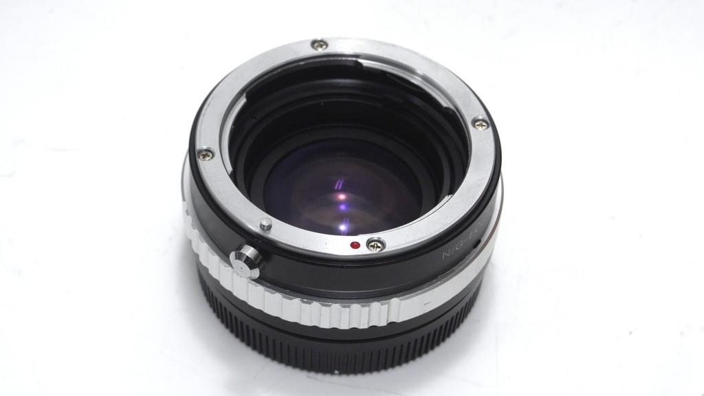 NikonF(GレンズFX対応) レデューサー搭載 EOS-M用マウント