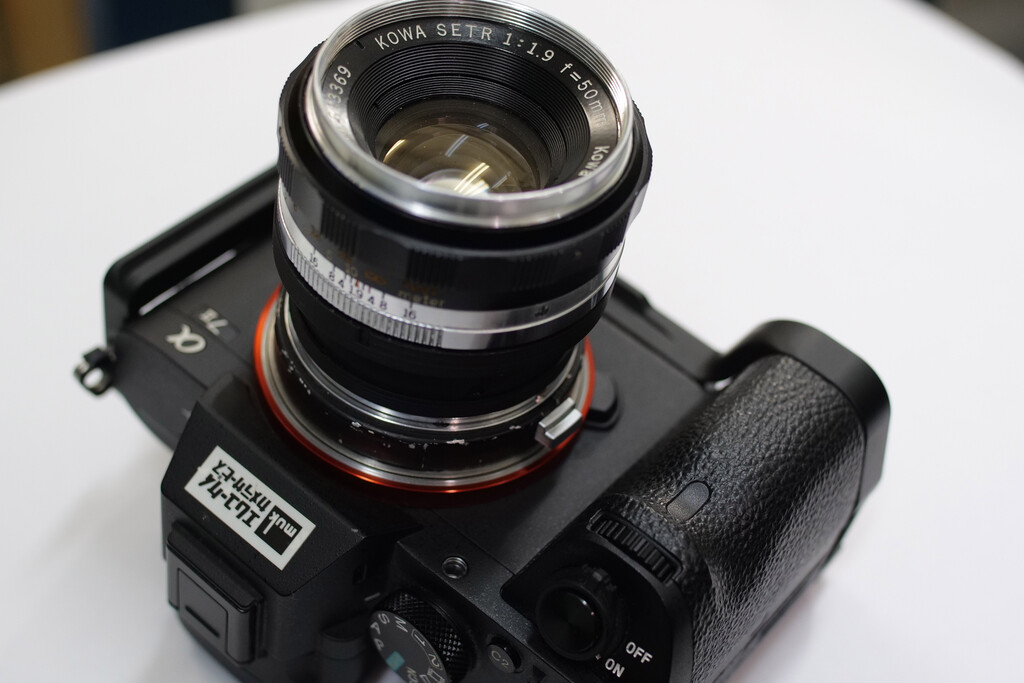 興和 Kowa 50mm f1.9 ＋特製SETR-Leica Mアダプター コーワ SET Rマウント用‐Mマウントアダプター muk3Dプリント