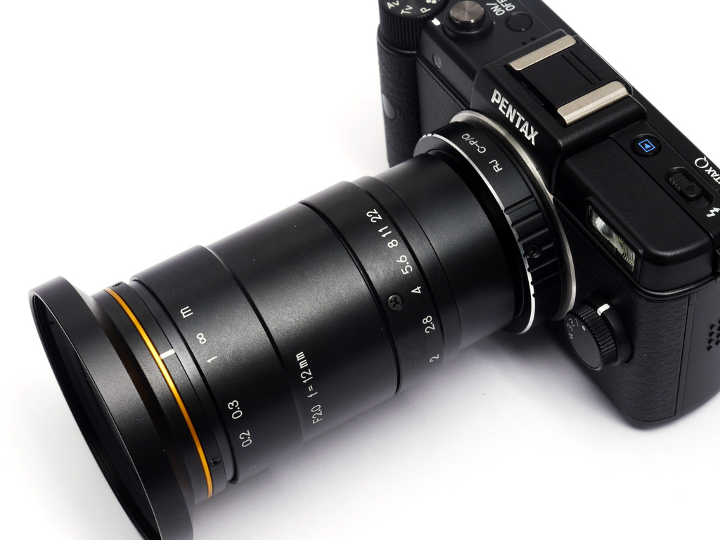 Kowa インダストリアルCマウントレンズ 12mm f2.0 4/3
