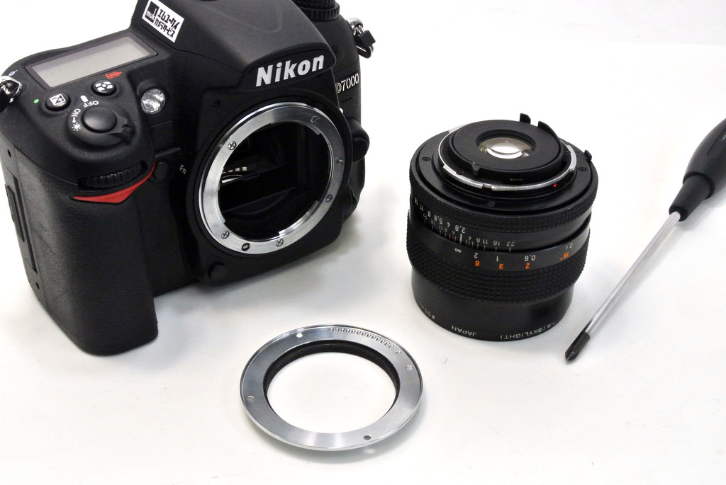 NikonFマウント改造フランジ 3種 OM ・Y/C ・LeicaR : muk NikonFマウント改造フランジ 3種 OM ・Y/C ・LeicaR : muk