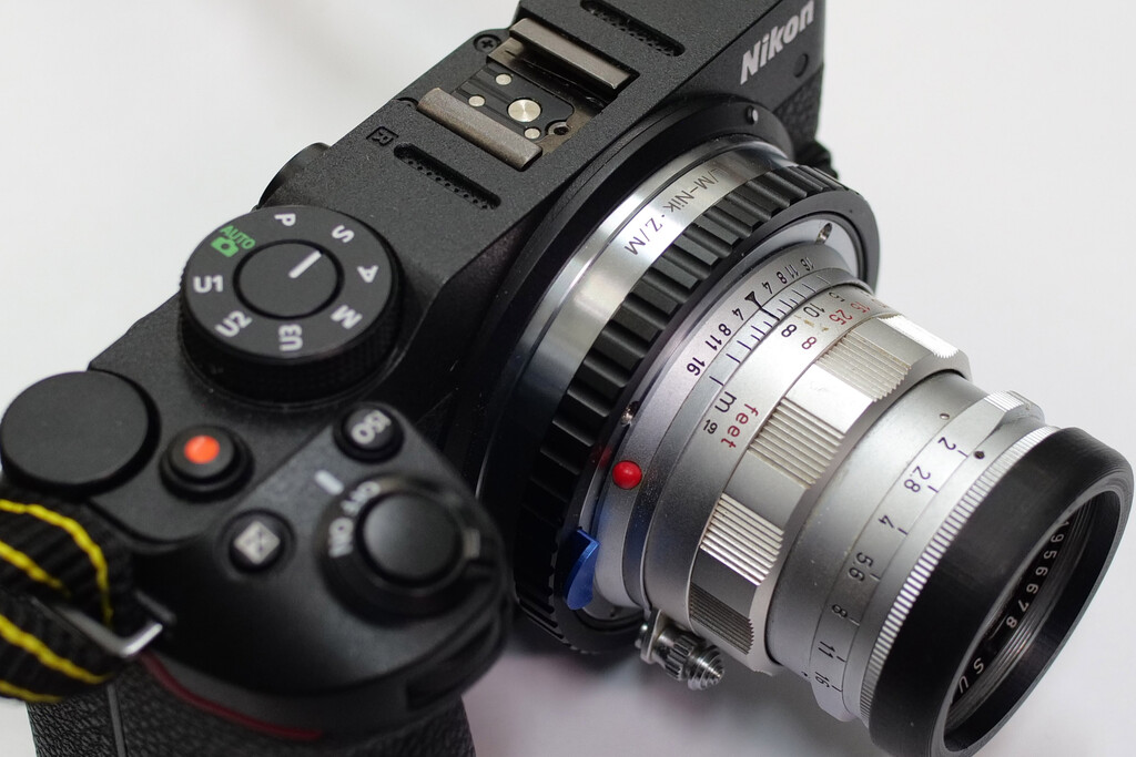 接写ヘリコイド付きライカM - ニコンZマウント用マウント