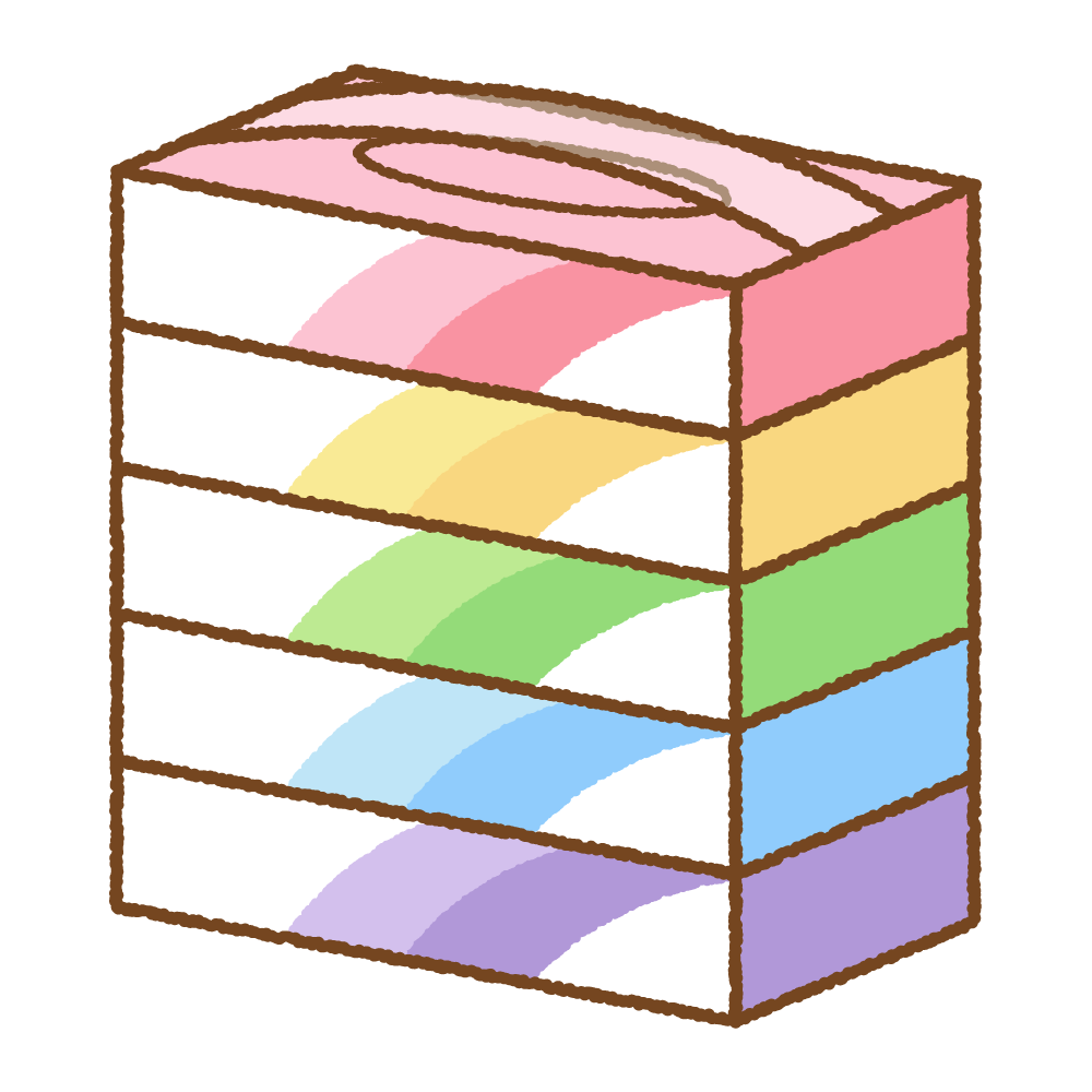 ティッシュペーパーの箱ってださいの多くないですか？