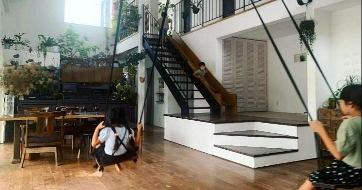 「もう絵本の世界…」巨大すべり台とブランコのある家に2370万再生「子どもの頃の夢がつまってる！」