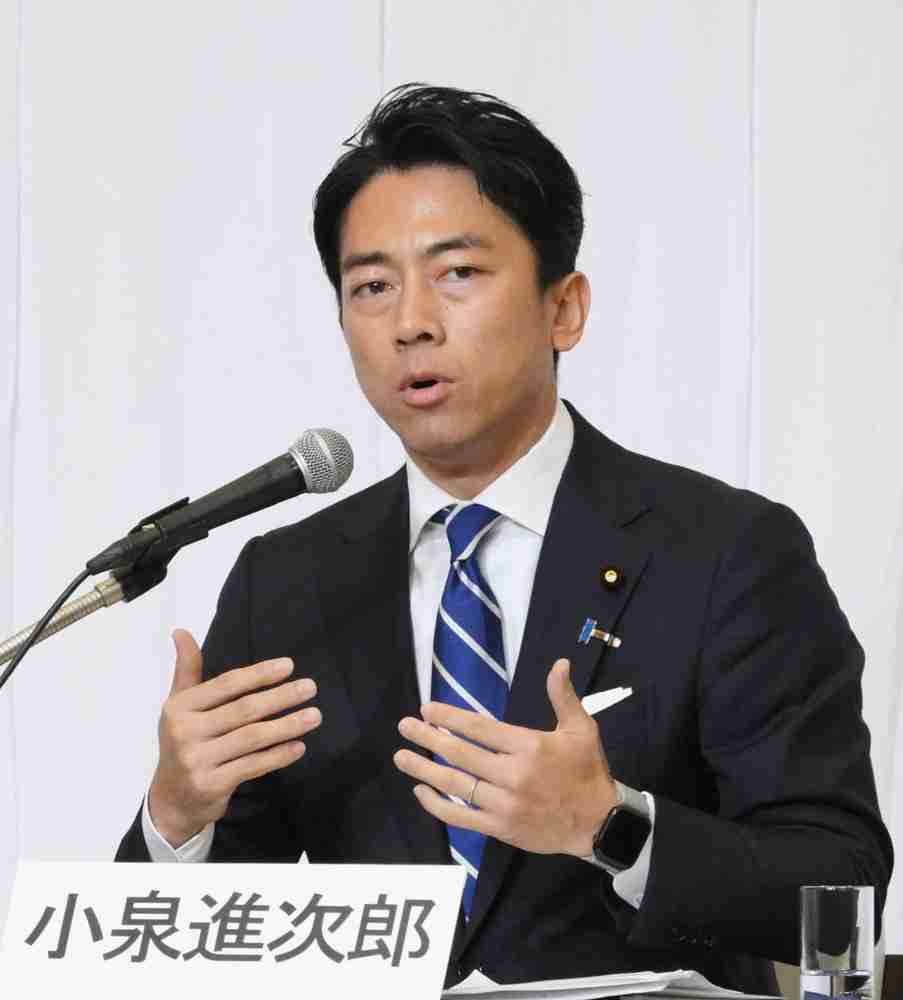 国産飲料水に変えれば所得増？　小泉進次郎氏、海外産購入に異論