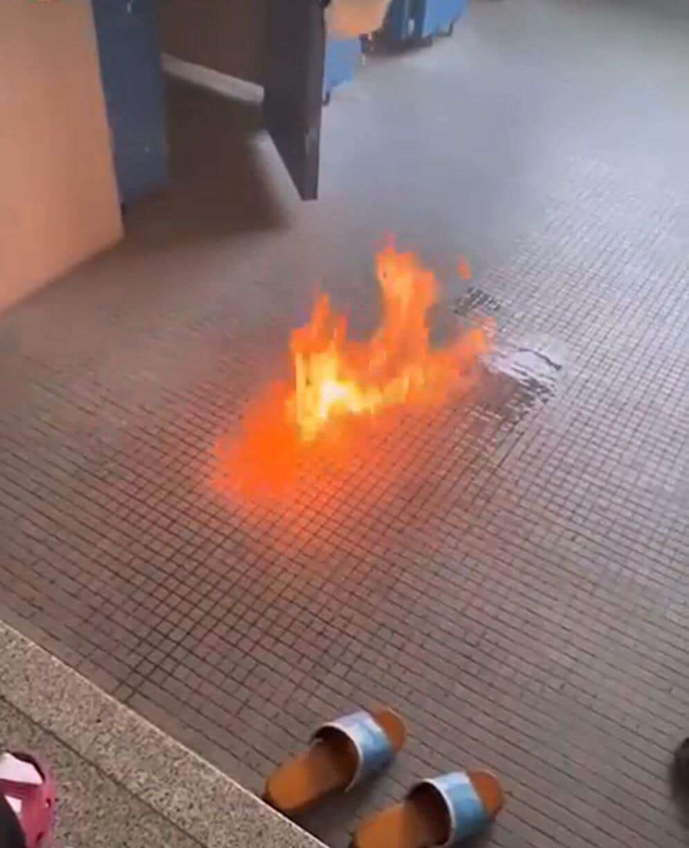 男子高校生がアルコールぶちまけ炎上遊び、火炎放射、タバコ...笑い声も　物議動画、学校は発覚当時「口頭で注意指導した」