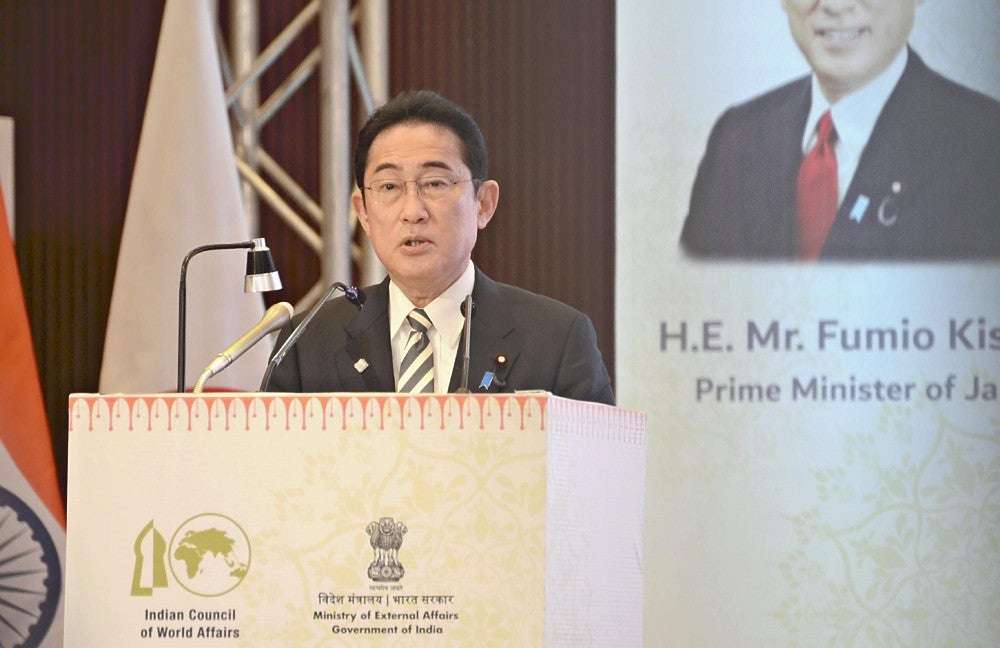 岸田首相、インド太平洋地域に9兆円超のインフラ支援表明…ニューデリーで演説