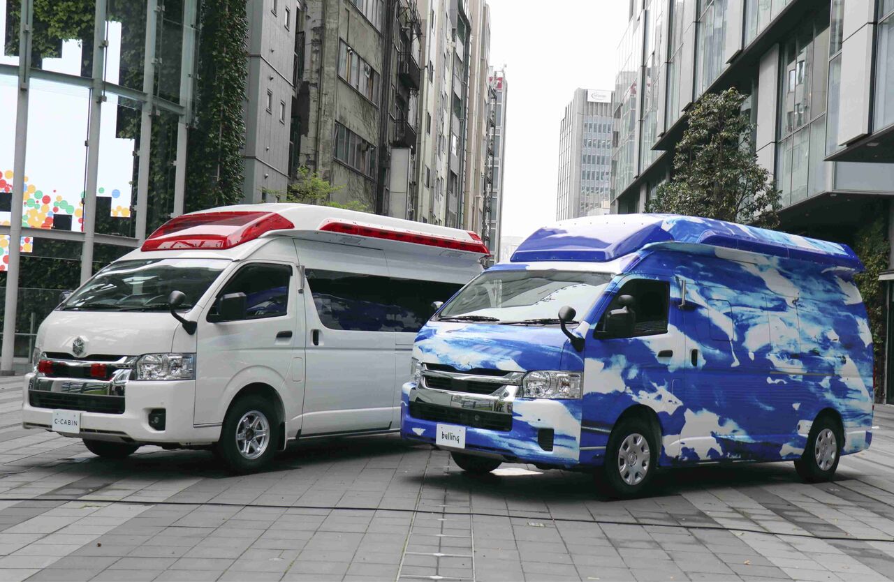 「青い救急車」開発　色覚障害でも見やすく