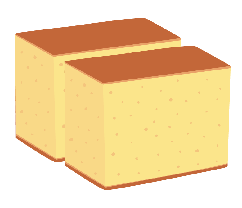 カステラはざらめ付きじゃないとダメですか？
