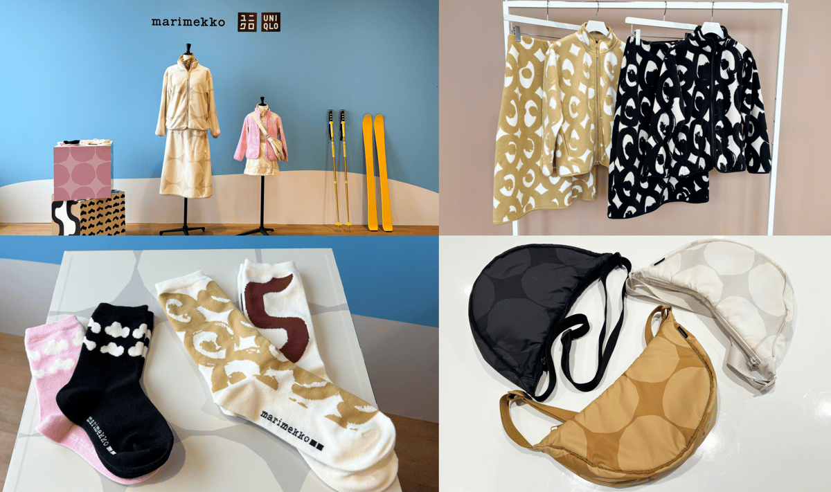 ユニクロがマリメッコと6年ぶりにコラボ、人気柄をあしらったラウンドミニショルダーバッグなど発売