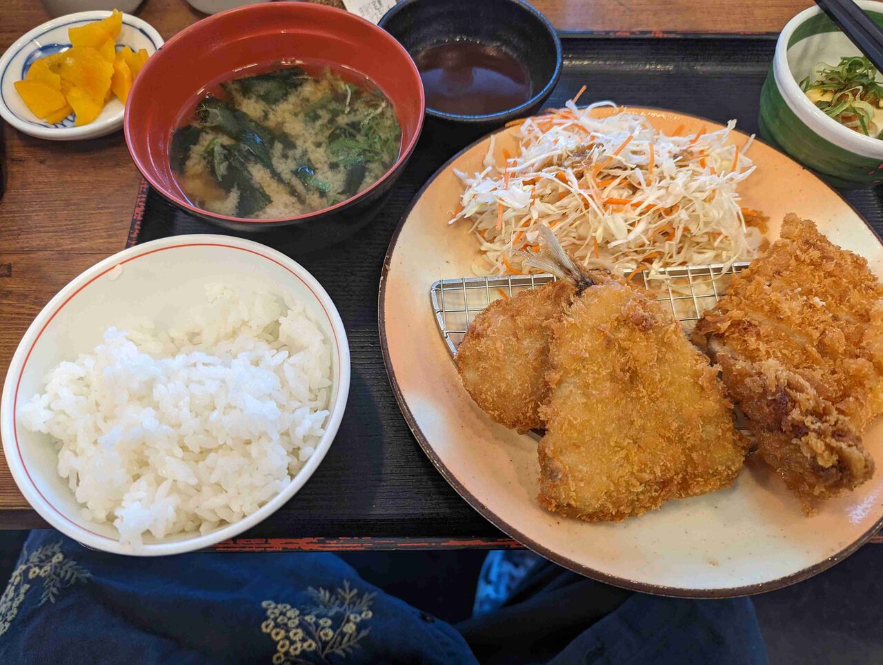 3つ揚げ物選んでミックスフライ定食作るなら