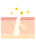 角栓は抜く派　ニキビは潰す派