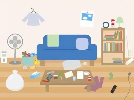 子供が部屋を片付けない