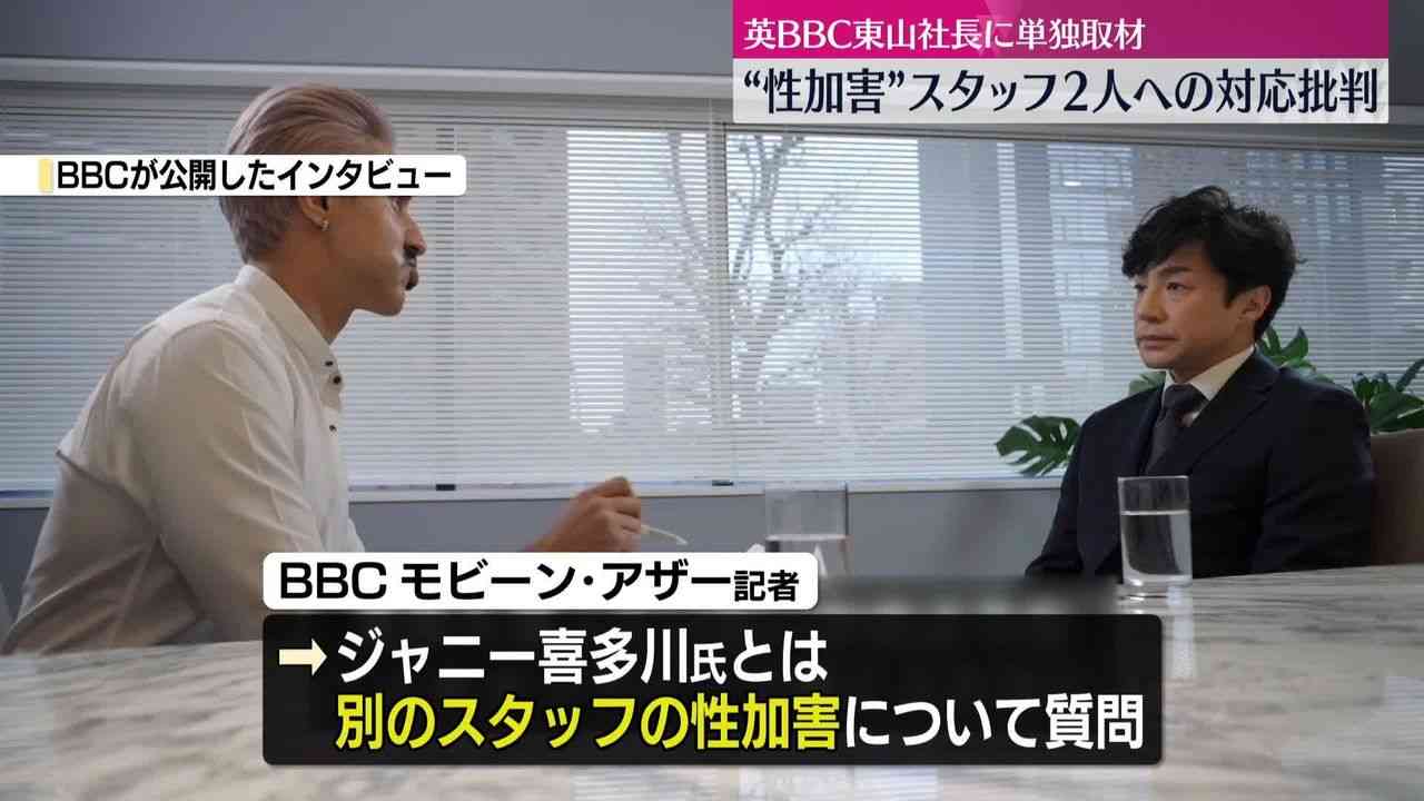 ジャニー喜多川氏とは別に2人が性加害　BBC記者がSMILE-UP.東山社長の対応を批判