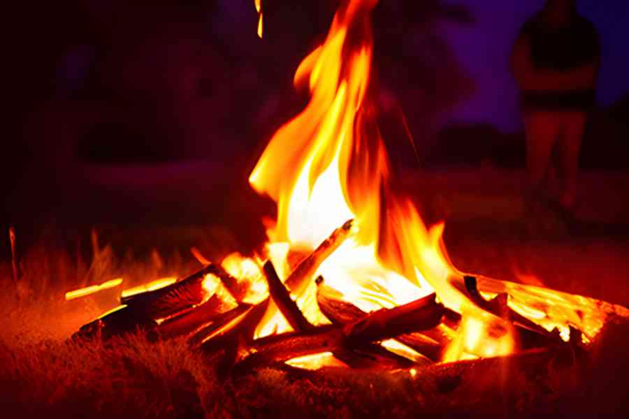 焚き火の画像を貼りながら雑談しませんか？