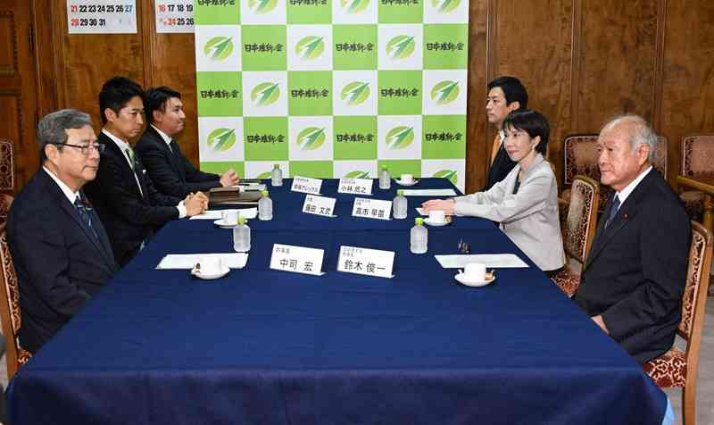 自民と維新、政策協議折り合わず17日に再協議へ　消費税率など
