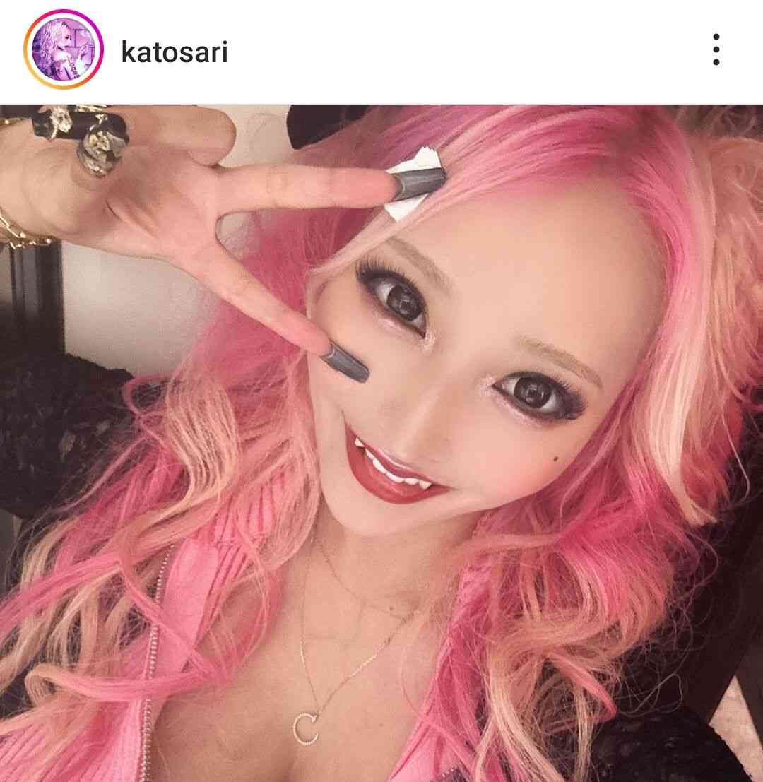 加藤紗里、別人級に変ぼうした最新姿でアンチに反論「嫉妬するなら稼いで」「自分磨きがんばりなー」