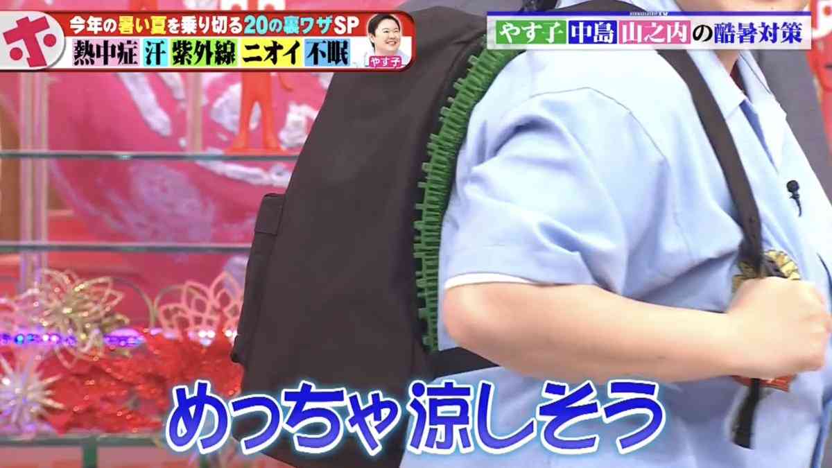 やす子　自衛隊時代に教わった真夏の暑さ対策を紹介　「リュックを背負うと背中が汗ばむ」そんなときは…
