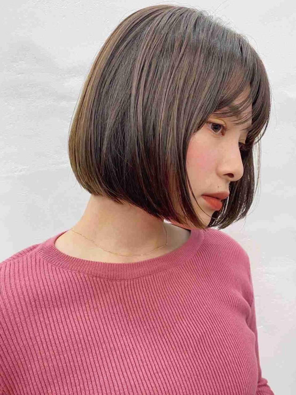 【ぱつっと】ボブヘア愛好家【丸み】