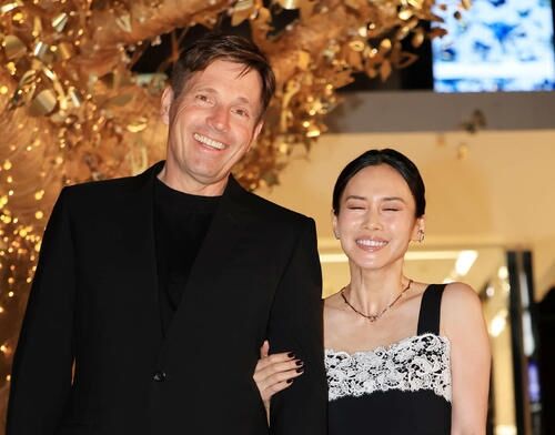中谷美紀、夫のドイツ人ティロ・フェヒナー氏と結婚後初めて夫婦そろって公の場に登場