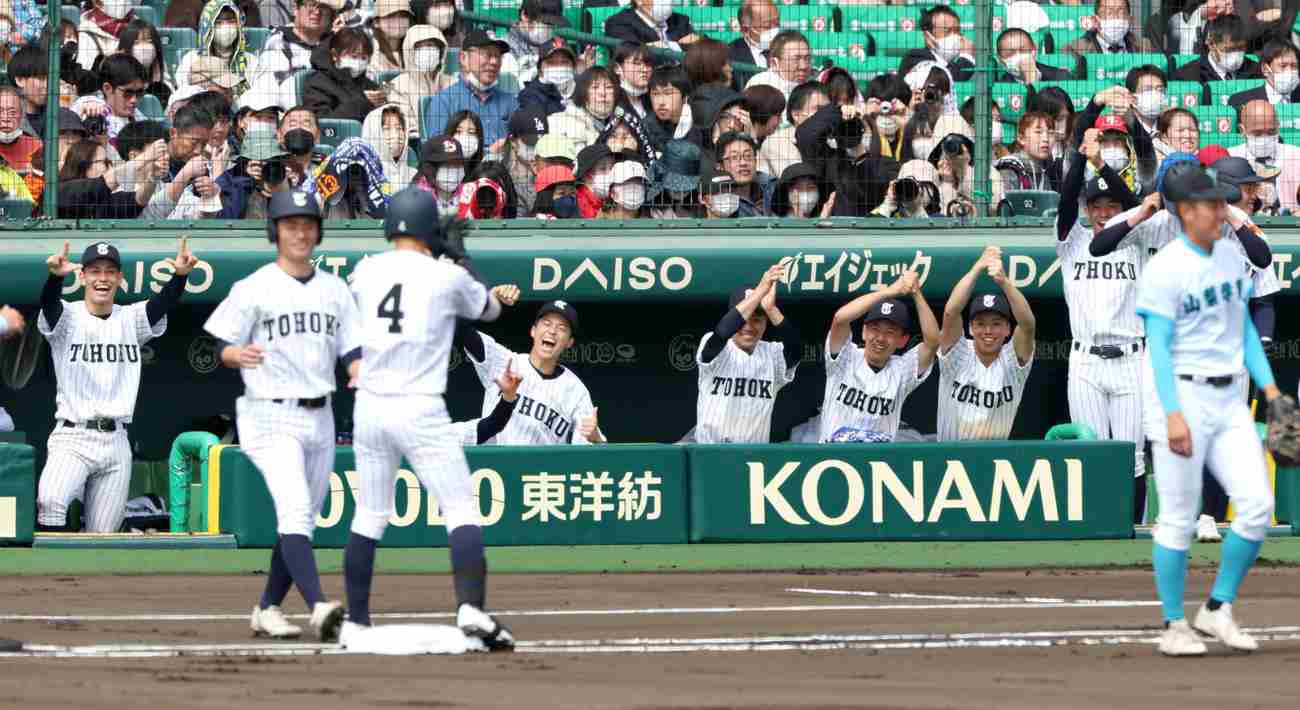 【センバツ】ペッパーミル・パフォーマンスに審判が注意「なぜ止める？」東北佐藤監督が問題提起