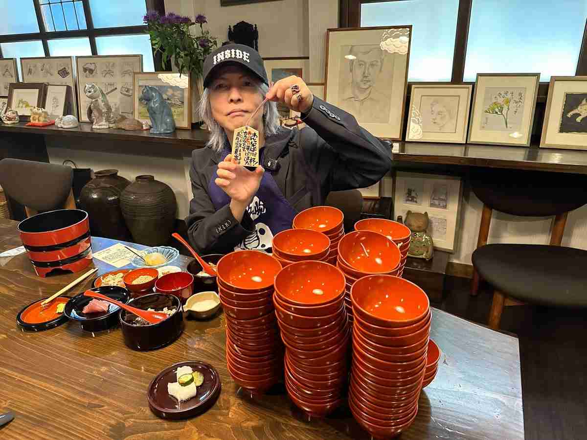 ラルクHyde　わんこそば108杯達成に「生命の危機を感じました」