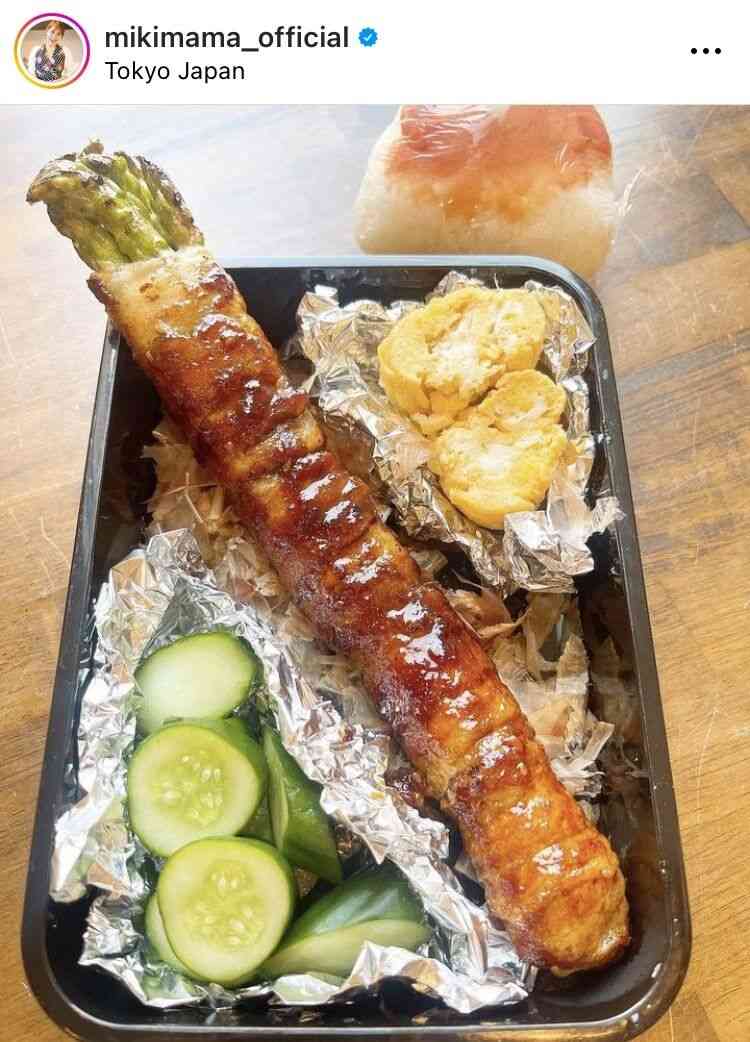 みきママ、大胆な「アスパラ6本巻き弁当」に賛否の声「豪快さ！最高」「切って食べやすくしてあげて」