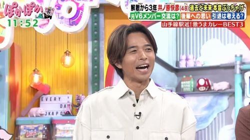 井ノ原快彦　生放送登場も…雰囲気一変した姿が話題に「二度見した」「松崎しげるみたい」「日焼けすご」