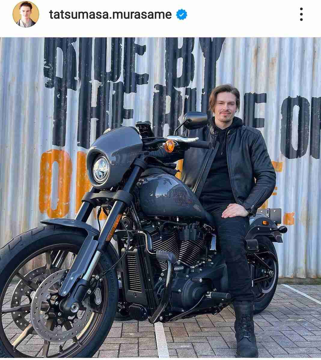 スウェーデンから帰化の34歳・村雨辰剛、ハーレーにまたがる姿がまるでハリウッド俳優！「激シブ」の声