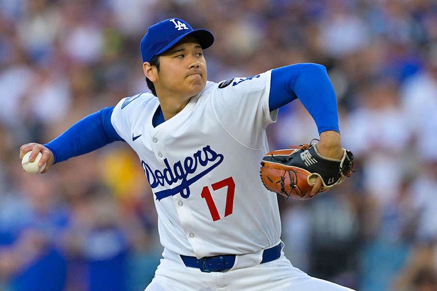 大谷翔平、最速161キロで1回2安打1失点　交代時はLA沈黙…663日ぶり投手復帰戦