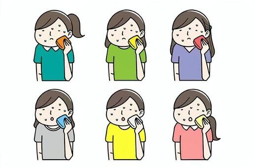 頭や顔から汗が吹き出す人！！