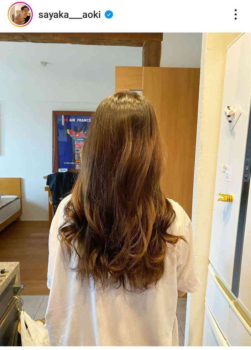 青木さやか、13歳長女の姿に騒然！「中学生に見えない」「一軍感がすごい」毎朝へアセットして登校