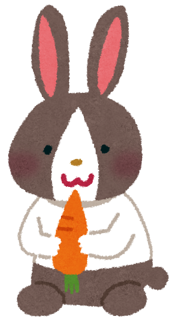 うさぎ飼ってる人～￣(=∵=)￣