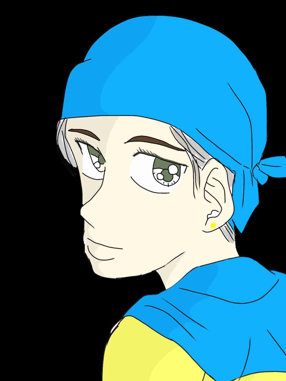 「真珠の耳飾りの少女」を何も見ないで描いてみるトピ