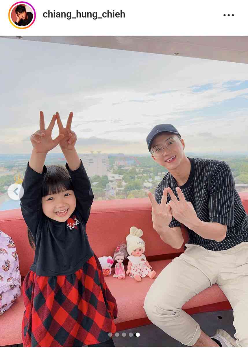 福原愛さん元夫・江宏傑さん、5歳娘と遊園地で親子2ショット！「めっちゃ可愛い」「すてきな父娘」の声