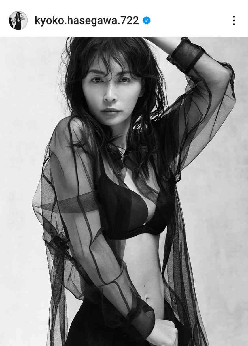 45歳長谷川京子　目のやり場に困る！美ボディーさく裂「色気たまんない」「2人お子様を産んだとは」