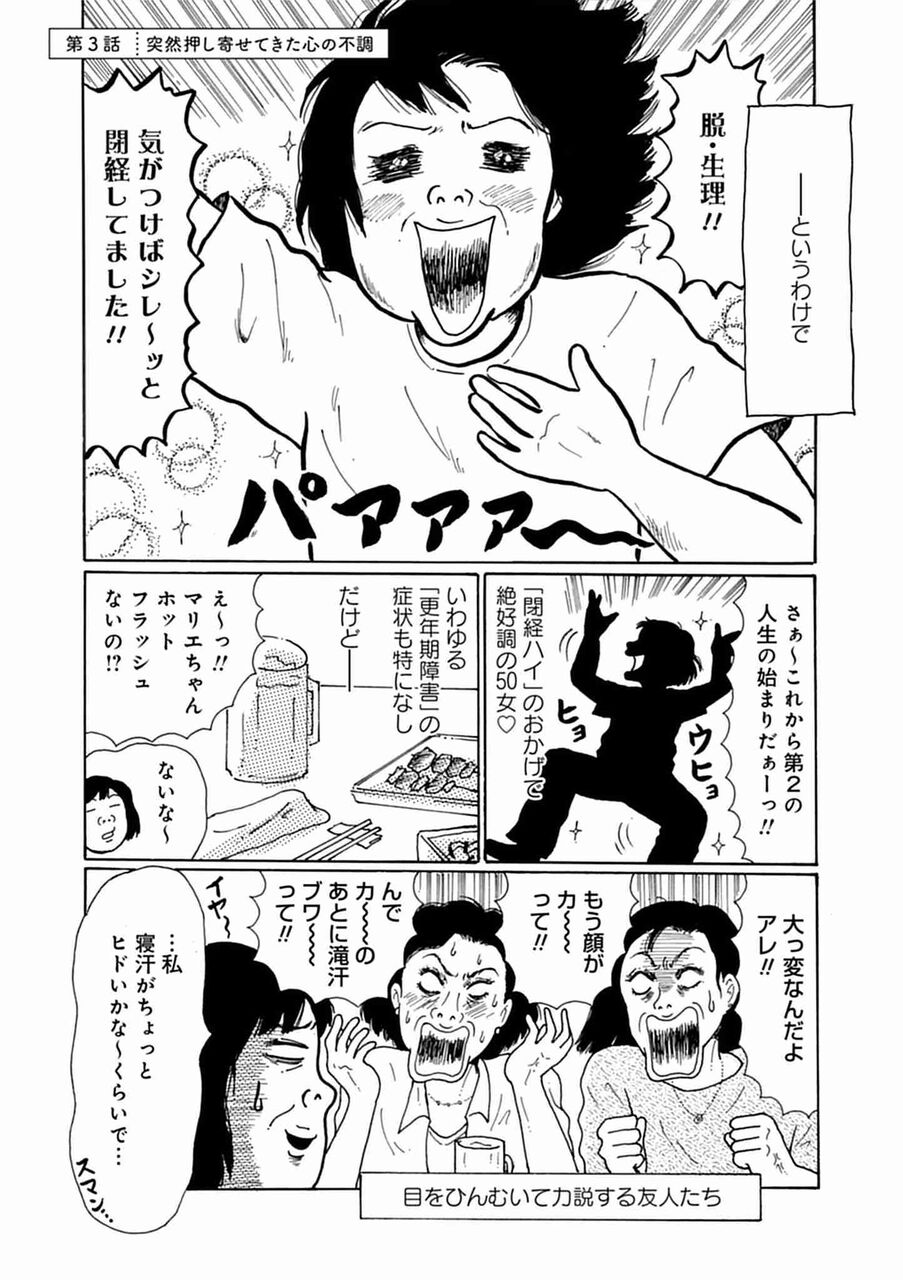 生理終了！と思ったら更年期でメンタル崩壊…救われた意外な方法とは？＜漫画＞