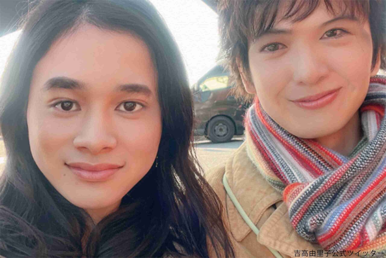 吉高由里子、北村匠海と“顔交換”　「松潤に憧れてもなれなかった男」に変身？