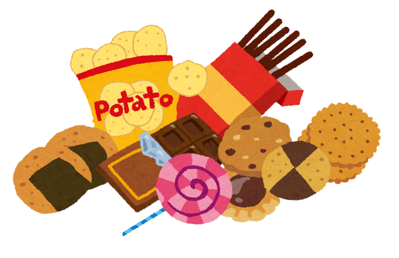 ストックしているお菓子