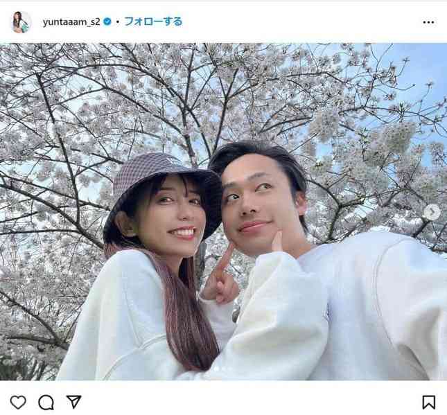 人気YouTuber・ゆんが出産発表の5日後に家族でお花見報告、息子は「初めての桜」　「安静にしていたほうが...」心配の声も