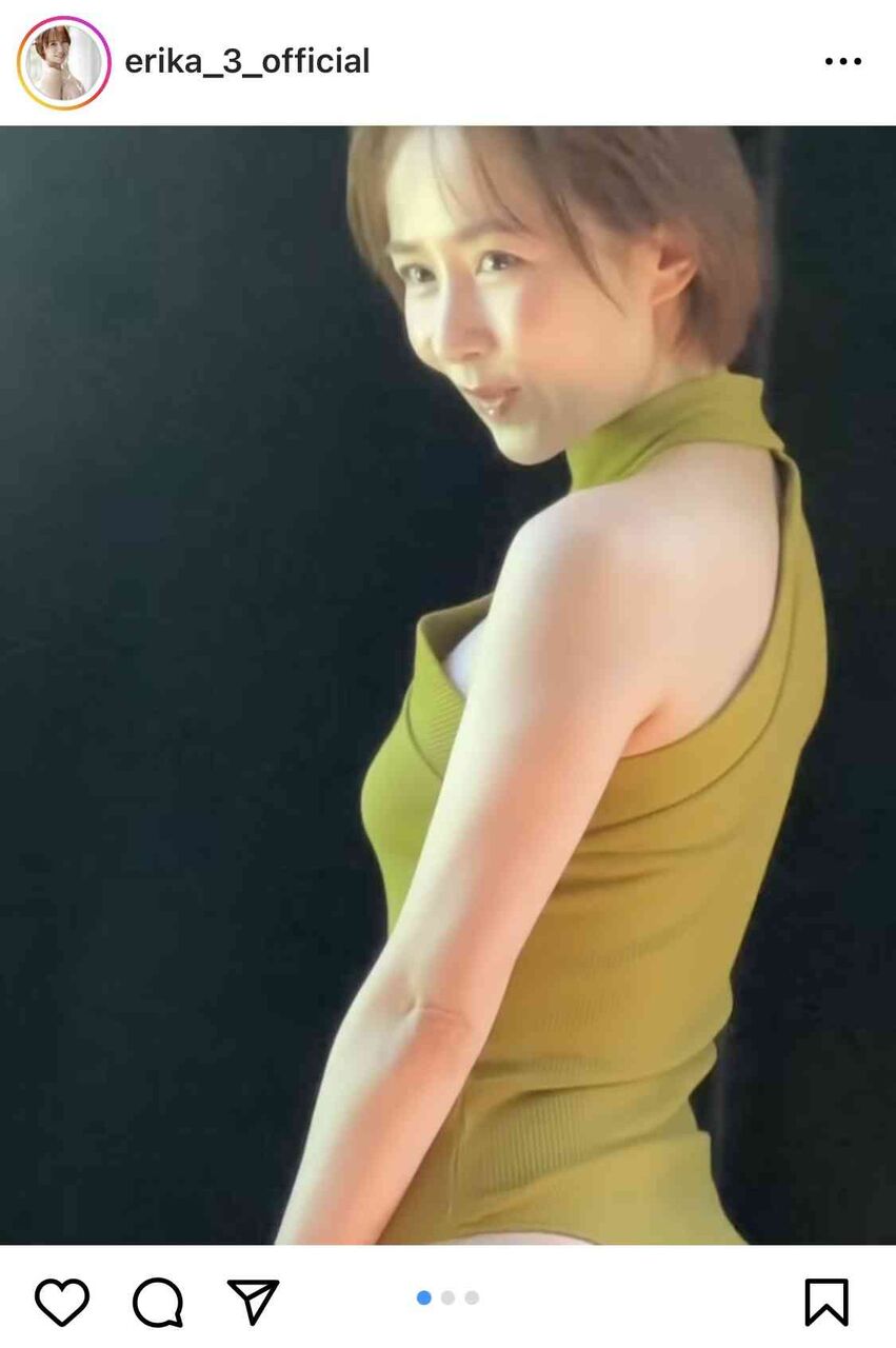 山川恵里佳（42）20年ぶり水着披露「レベチ」「マジ天使」「最高」55歳夫のピン芸人と２児