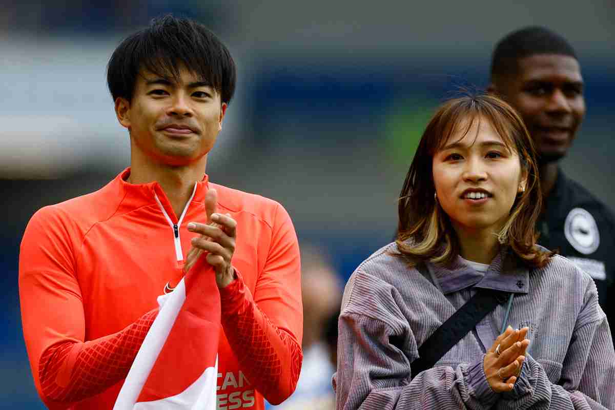 三笘薫が初披露した妻・クリアさんは三段跳び高校日本一のガチアスリート　出会いは大学の推薦入学組仲良しグループ